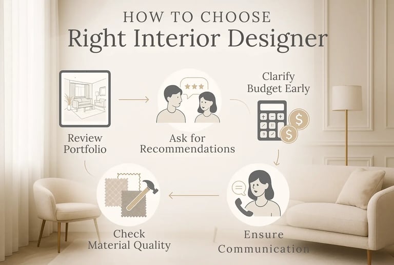 how to choose right interior designer