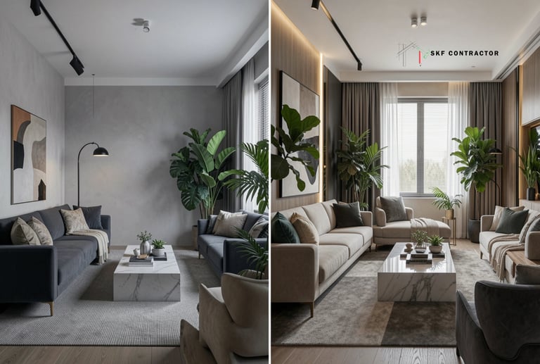 Living room renovation