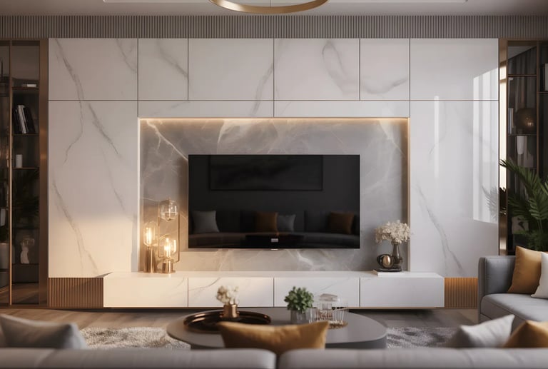 marvel finish tv units