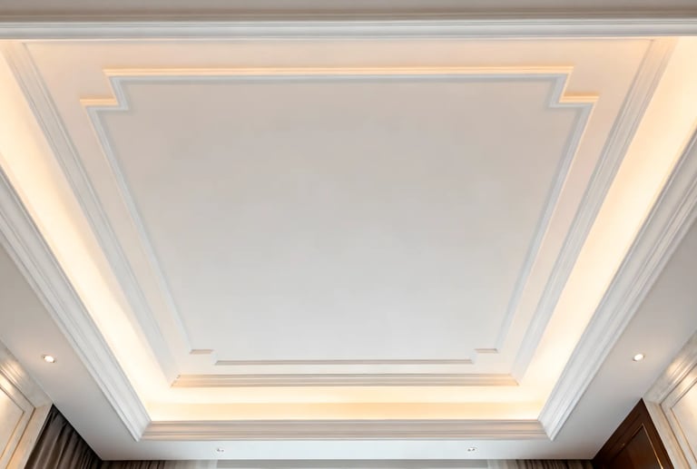 minimalist gymsum ceiling