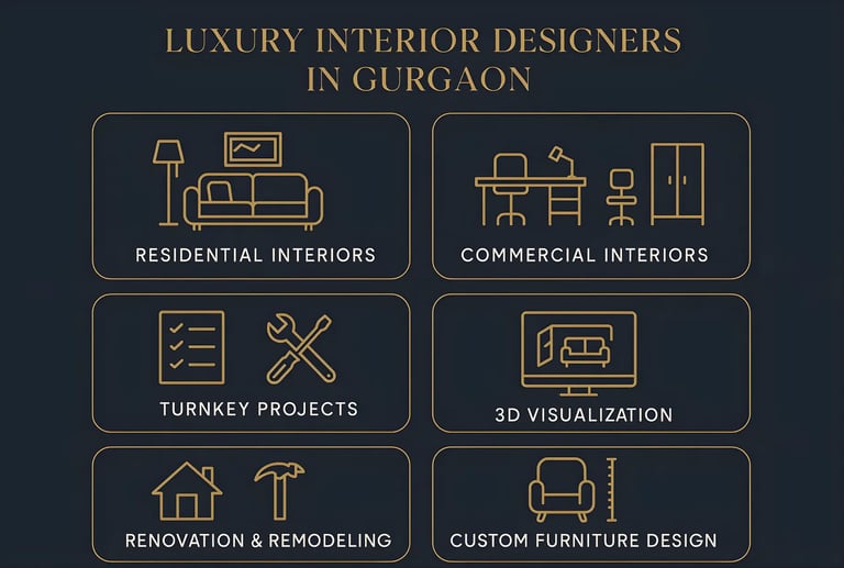 Services Offered by Luxury Interior Designers
