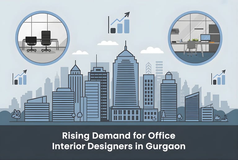 demand for office interior designer in gurgaon