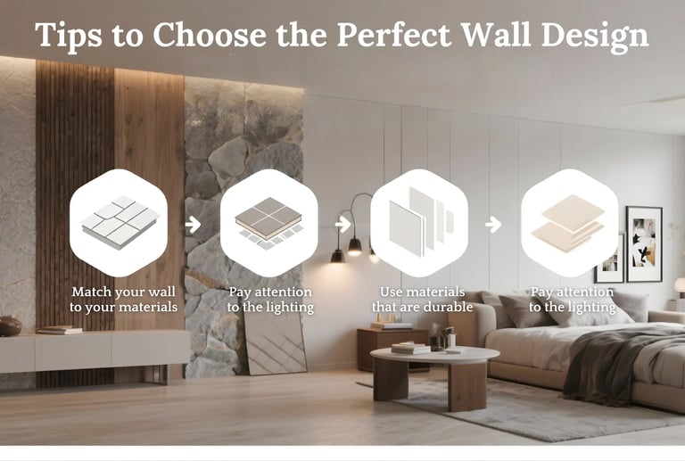tips to choose wall design
