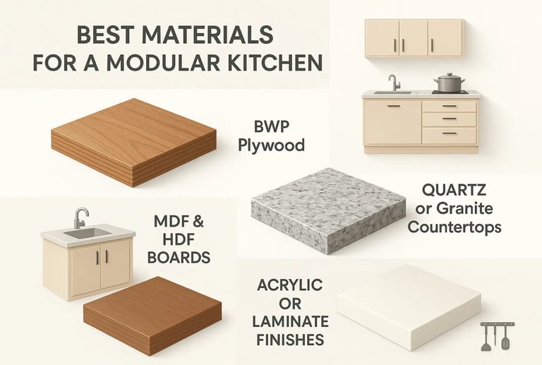 Best Materials for Modular Kitchen