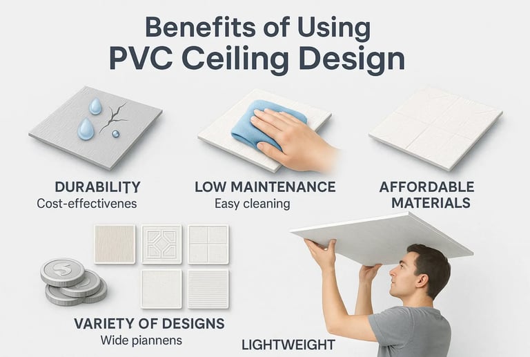 benefits of using PVC ceiling design