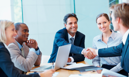 Partnership handshake representing Vital Talents collaboration with Saudi Hospitals.