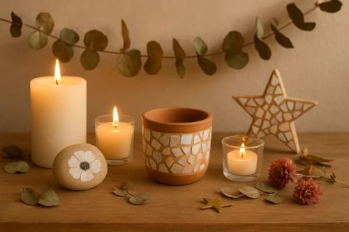Bougies et mosaïques