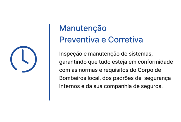manutenção preventiva e corretiva