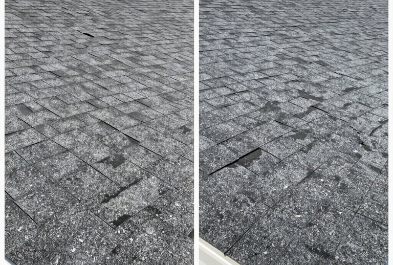 Commercial flat roof installation in progress with workers and equipment.