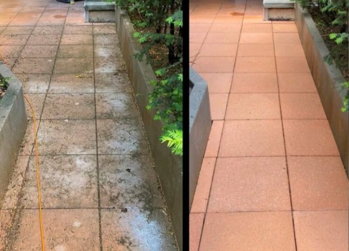 nettoyage de terrasse - nettoyage des exterieurs