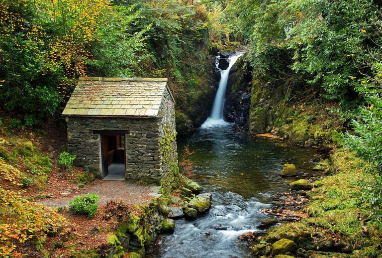 waterfalls and weirs of britain at photo dave