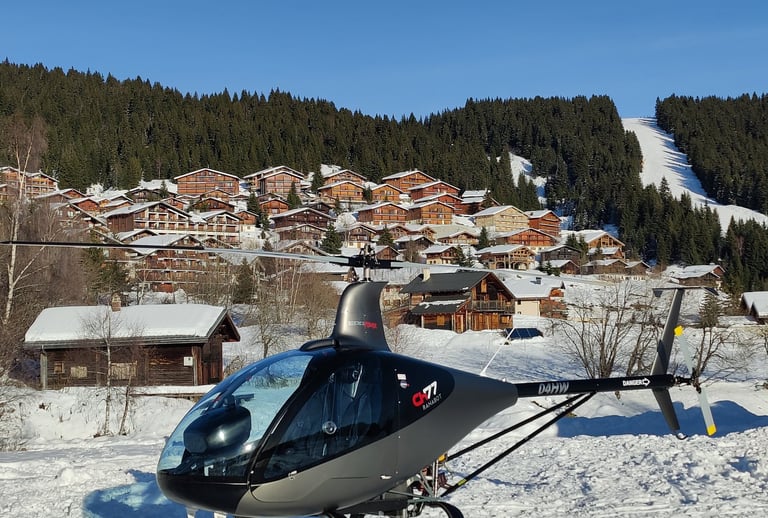 Baptêmes biplaces hélicoptères Savoie, Beaufortain, Annecy, Albertville, Les Saisies