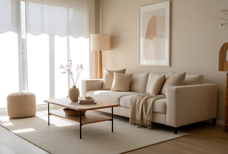 Embrace a Neutral Base Living Room