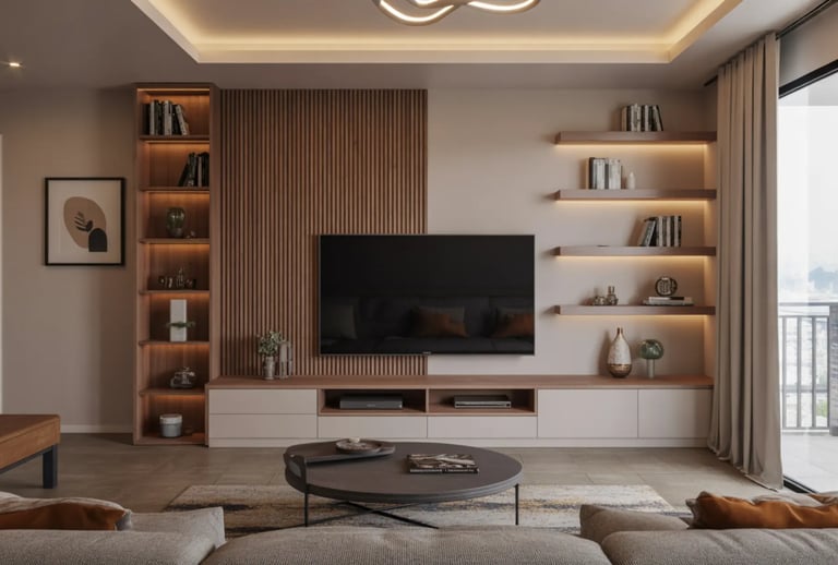 Living Room with TV unit