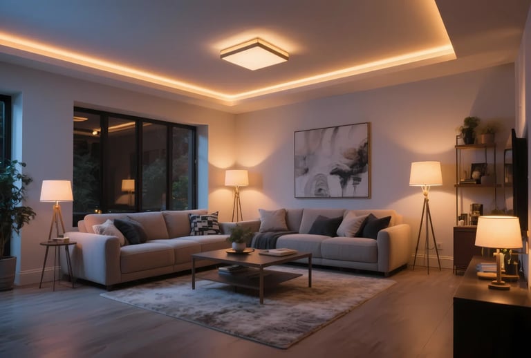 Layer Your Lighting in living room