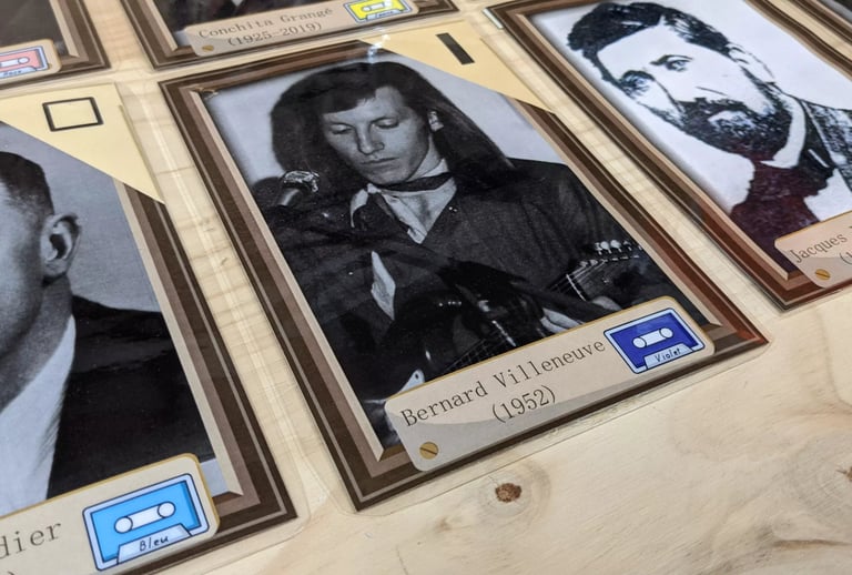 zoom sur des portraits de personnes qui sont passées par la prison saint michel