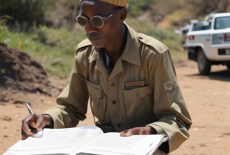 A close-up of an open book with highlighted text on human rights law.