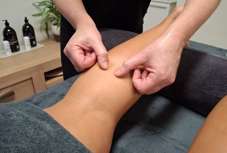 Manuele lymfedrainage (MLD) voor ontgifting, vochtophoping, congestie en zwelling.