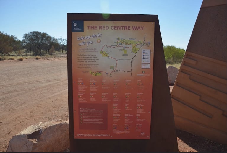 Como llegar a Kings Canyon por el Red Centre Way