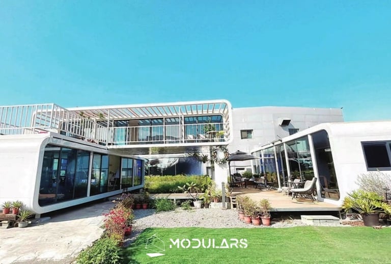 Vivienda modular VM2A1 de doble piso personalizable, MODULARS España