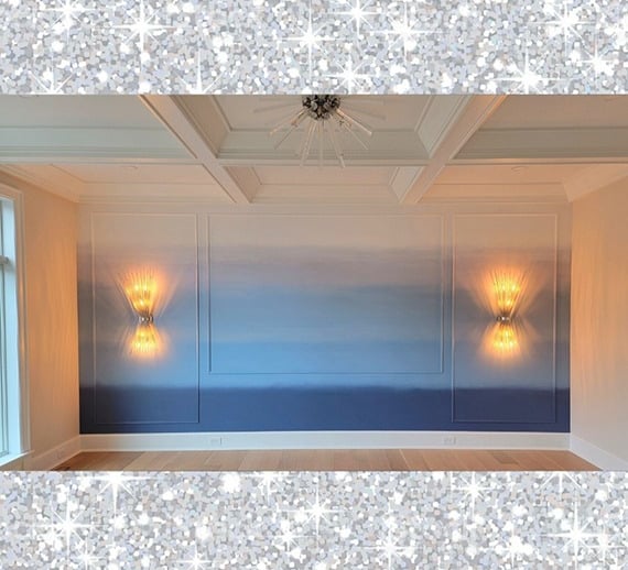 bespoke painted ombre wall by marcine in scotch plains nj