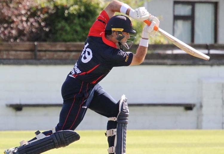 Marc Ellison straight drive, Northern Knights 2019