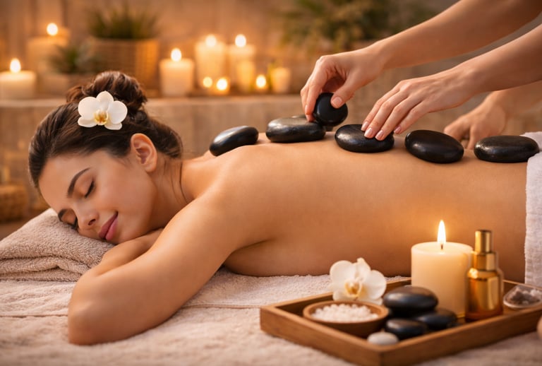 evening spa and massage service in East Delhi by trained female therapist