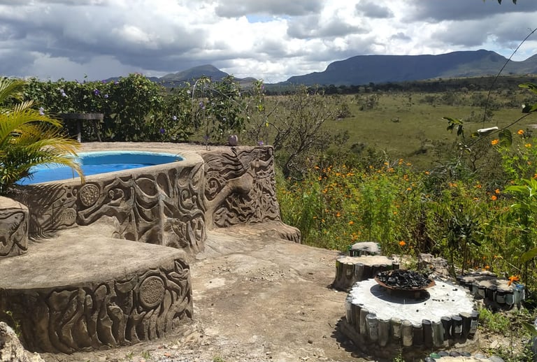 Piscina aquecida até 37 Graus