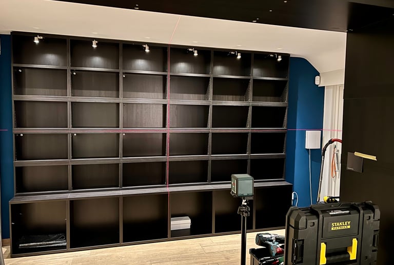 semi custom boekenkast