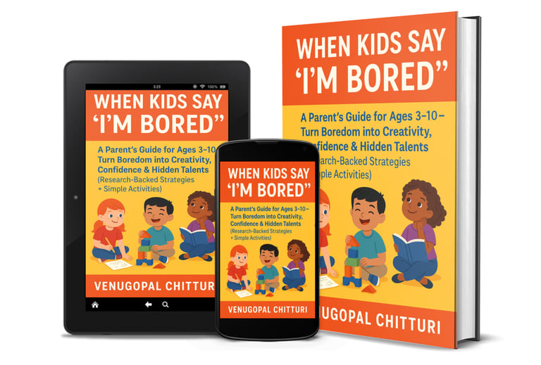 when kids say i am bored book cover