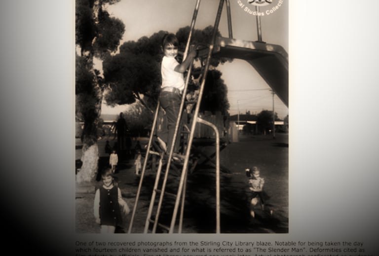 The original 'Something Awful' post about Slenderman.