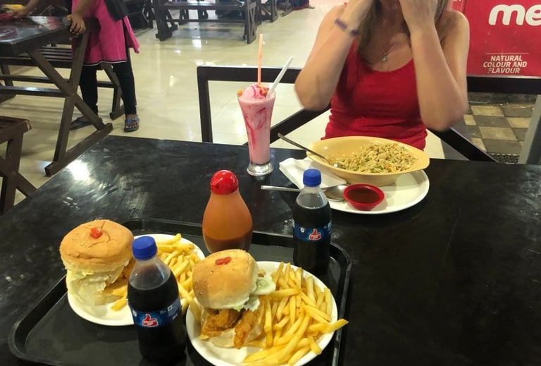 burgers at amaze world, Vijay beach, Alappuzha, Kerala, India