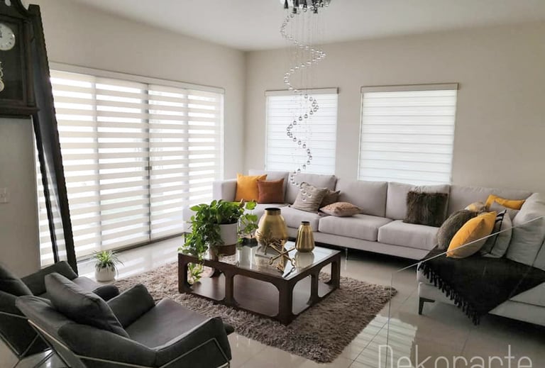 Decoración con persianas Sheer elegance