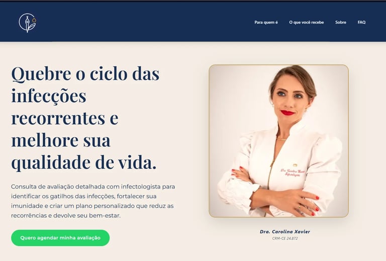 Infecções Recorrentes - Dra. Carolina Xavier Infectologista