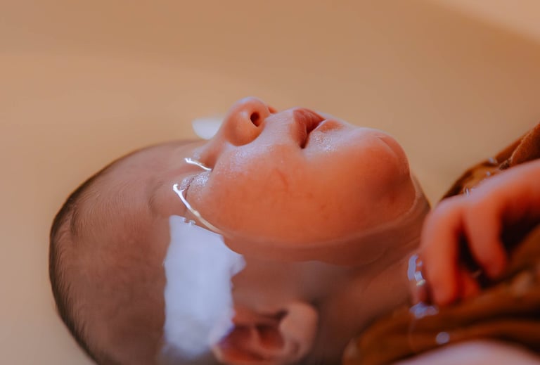 l'eau et l'enfant, bain bébé loire