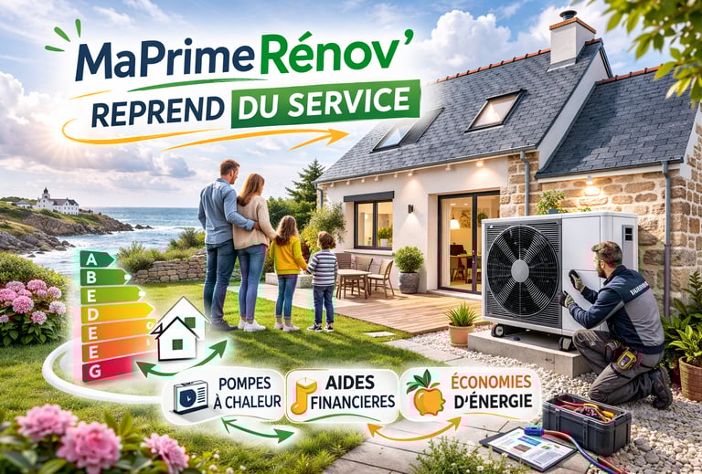 MaPrimeRenov Rennes aides pac Bretagne economie