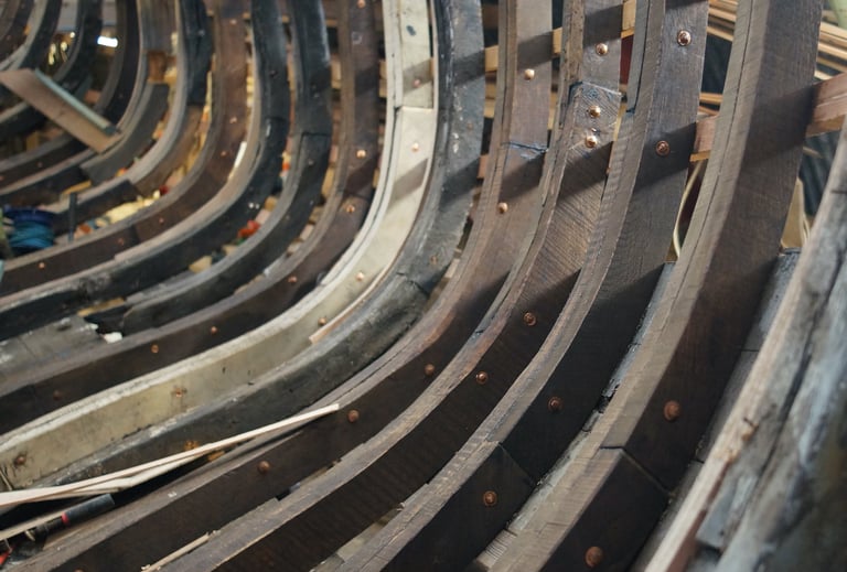 boatbuilding oak