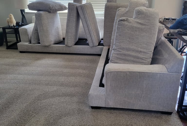 After Photo of Organic Carpet Cleaning & Organic Furniture Cleaning Results with King Organic Clean
