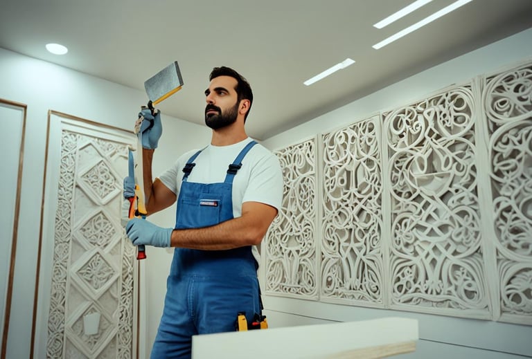 معلم ديكور جبس بورد الكويت شركة الفن الحديث
