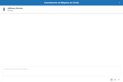 Como Cancelar a Maquina Vero pelo Chat