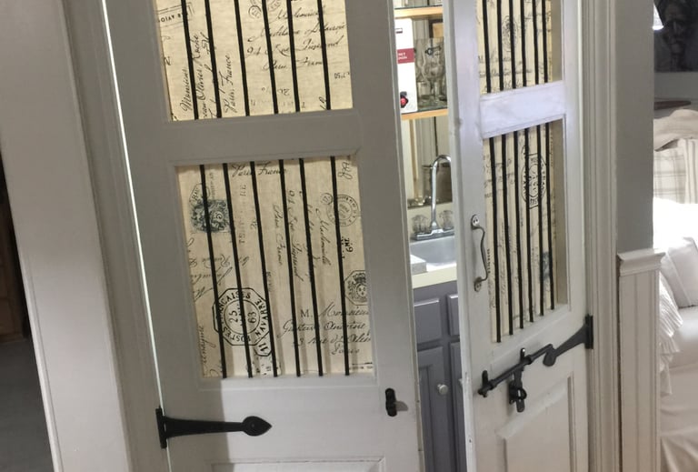 Restored Indian Courtyard doors