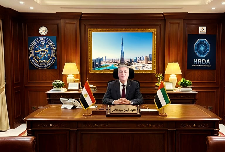 اللواء أيمن سيد الأهل مبتكر احدث نظريات الادارة 2026 منهجيات HRDA-ISVM and A-ORCA 