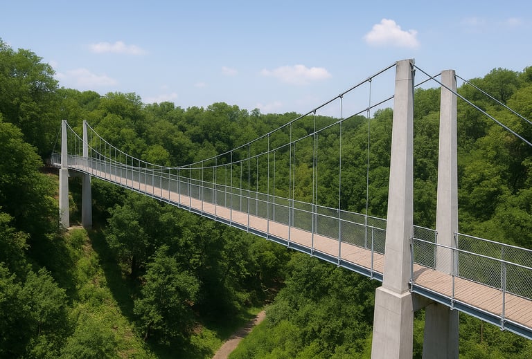 Suspension bridge manufacturer India