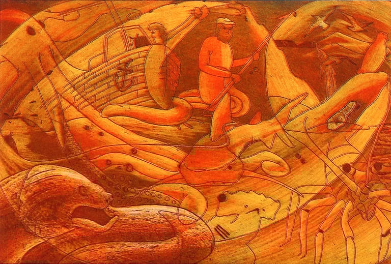 Predators 1: intaglio, 1993