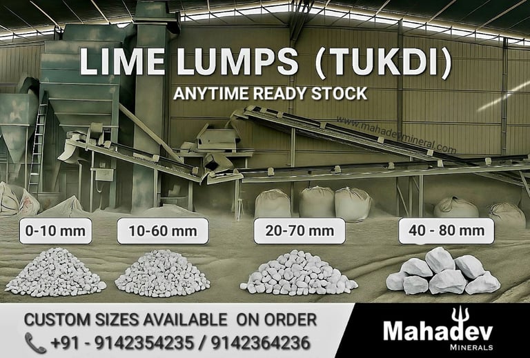 quick lime tukdi