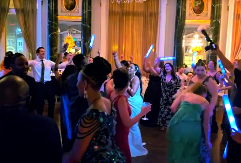 Fun Baltimore Wedding reception 