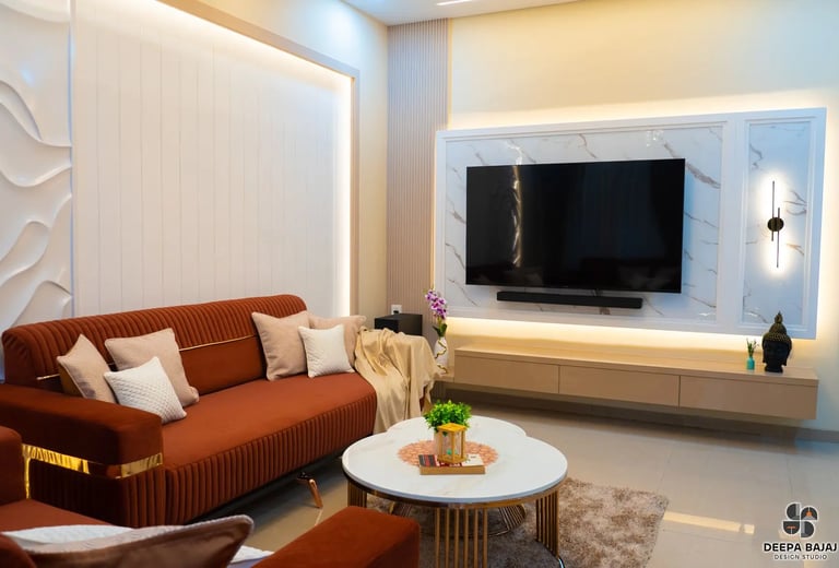 Deepa Bajaj Design Studio-Living Room Design