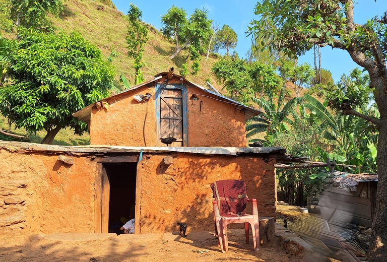 traditional house in the Dullu region