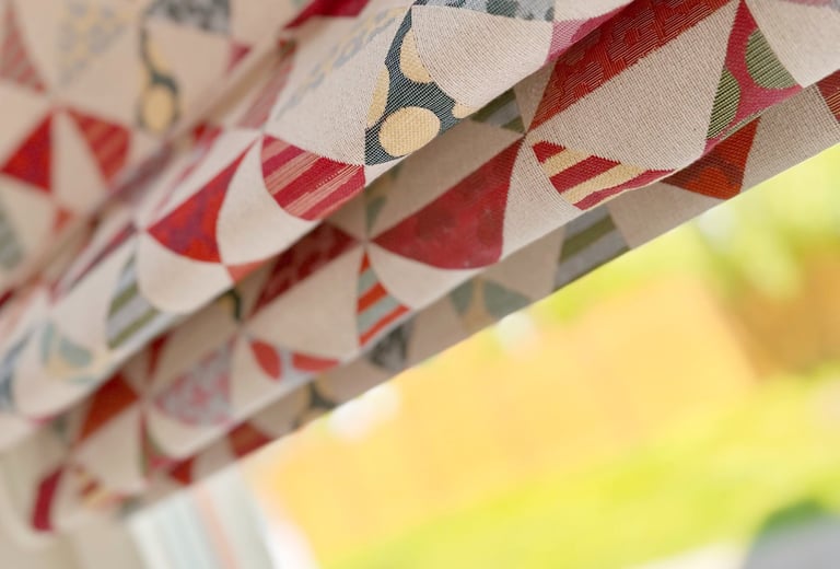 colourfull curtains