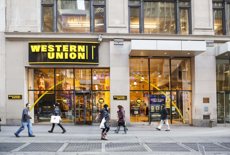 PASSAGE DEVANT WESTERN UNION APRES VERIFICATION SUR NOTRE SITE